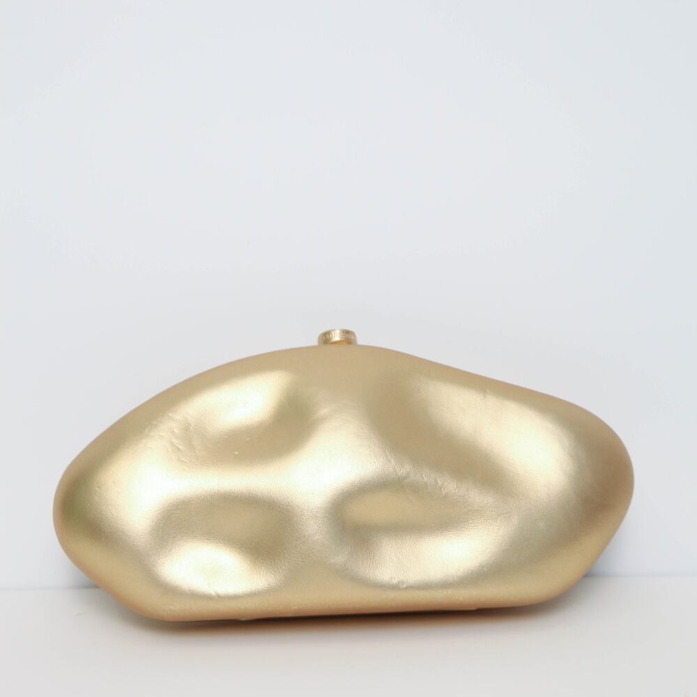 Cult Gaia Caldera Clutch in Gold - Picture 6 of 13